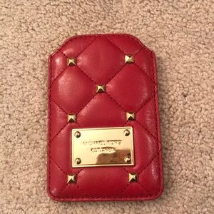 Michael Kors cell phone holder